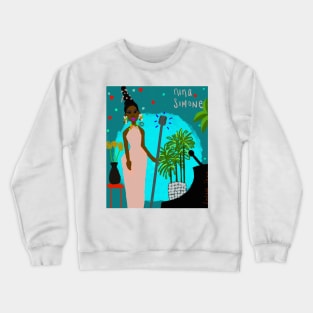 Women in Jazz: featuring Nina Simone Crewneck Sweatshirt